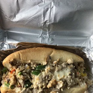 2. Chicken Cheesesteak