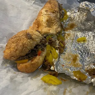 1. Philly Cheesesteak 100% Ribeye