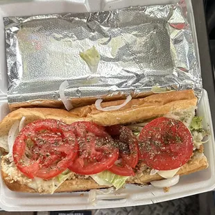 Americana cheese steak hoagie
