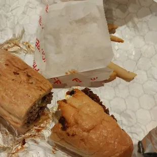 Barbecue cheesestake