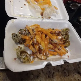 The bow was melted and fries where very messy! I know it&apos;s garbage fries but, we NEVER got them this way!