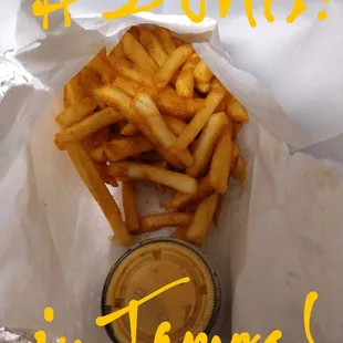 The BEST  of the bahia.  Bay fries well done with 1000 island or ranch.