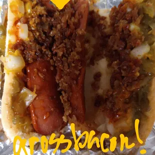 Horrible bacon....how do u mess this up? It was gross.