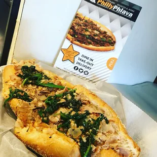 Italian Pork w/Sautéed Spinach &amp; Garlic &amp; Provolone