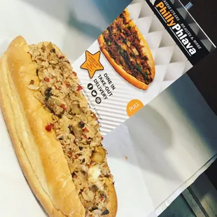Chicken Cheese Steak w/Chopped Cherry Hots