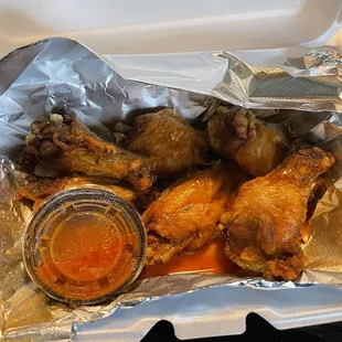 Hot Garlic Hot Chicken Wings