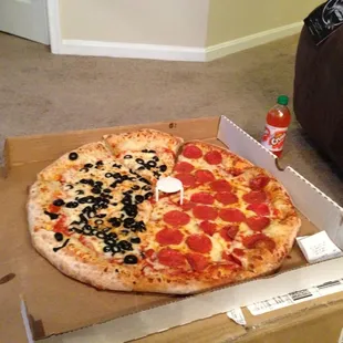 Boooo pepperoni. But its ok they fixed it. Was supposed to be mushrooms.