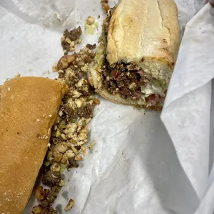 15. Cajun Philly Cheesesteak