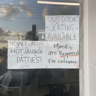 outside