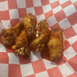 Hot honey wings