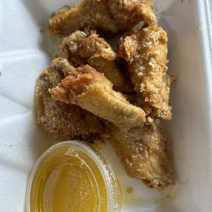 Garlic Parmesan wings