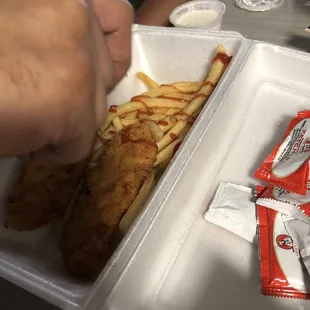 Kids Chicken Tenders with Fries and Drink Combo