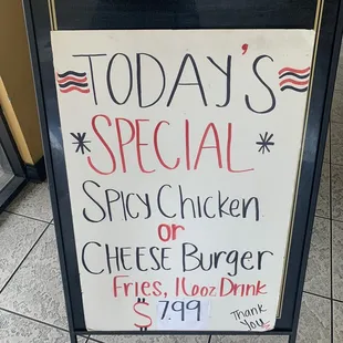 Check out their daily specials!