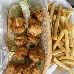 Fried Shrimp Hoagie