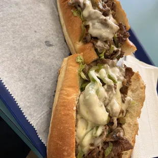 Full sized Philly Steak with no onions