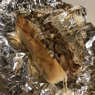 6 inch Philly cheesesteak