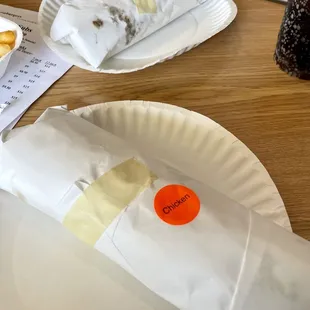 Two 12" cheesesteaks - eat in - ready to be unwrapped to dig in!