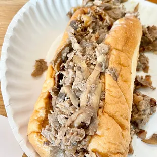 Philly cheesesteak - look how yummy!