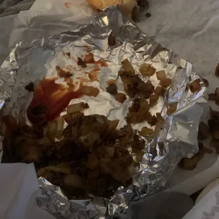 a half eaten sandwich