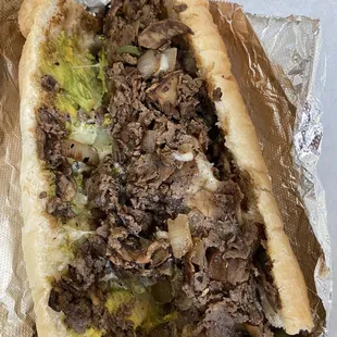 Philly with the works
