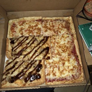 Cheese BBQ Chicken Pizza