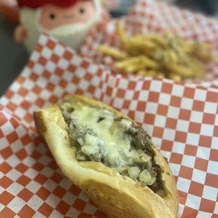 15. Small Mushroom Cheesesteak Sandwich