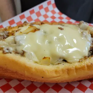 cheesesteak deluxe belly buster!