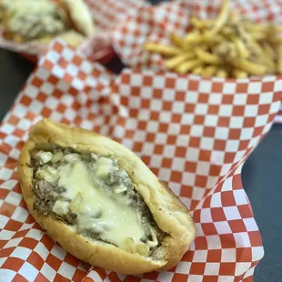 5. Small Onion Cheesesteak Sandwich