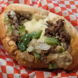 Philly Ya Belly - Pepper Onion Cheesesteak