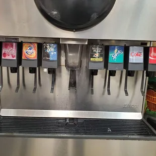 a soda dispenser