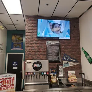 Self serve soda machine