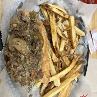 Florida cheesesteak with bacon