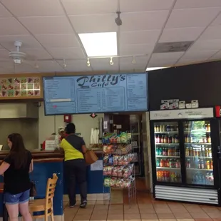 Menu and ordering
