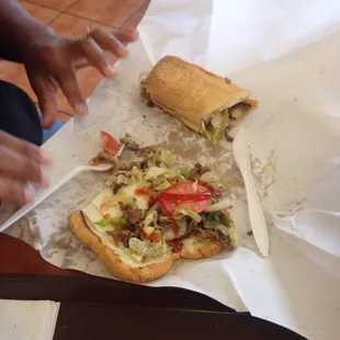 Dressed &quot;Cheesesteak&quot;
