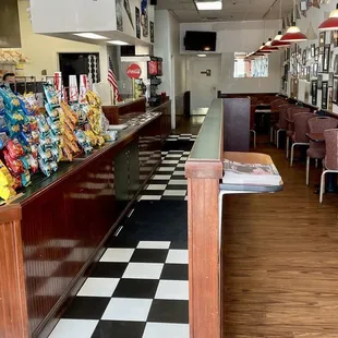 Dining room and ordering counter