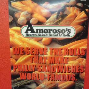 an advertisement for the famous cheesesteaks