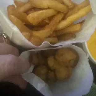 Large fry small okra