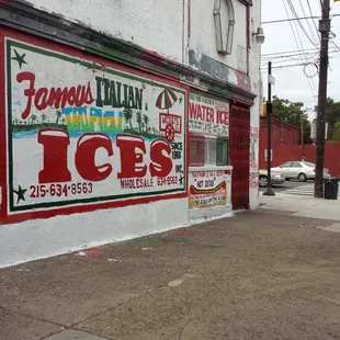 Went to get me some pineapple water ice. They are running a special $5.00 dollars a half a gallon and $10.00 a whole gallon.