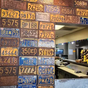 History of PA automotive on wall