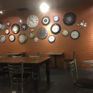 Pretty modern looking place, plenty of time.