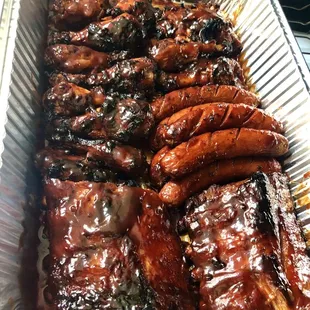 Perfect for my football party.  I wanted extra charred  and the owner did it for me