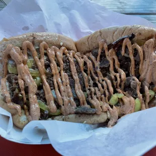 The Bothias Philly cheesesteak