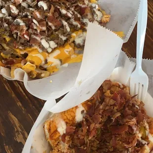 Chicken Philly and fries