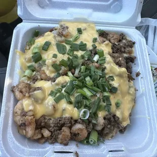 Surf an turf potato