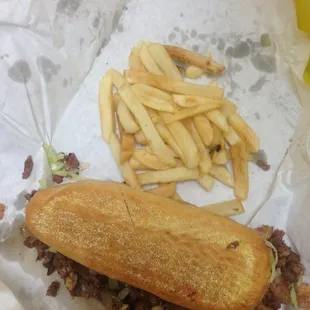Cajun Philly 6in and like 10 fries
