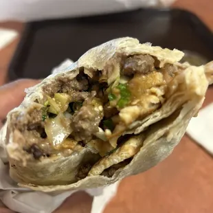 Flavor's are out of this world ordered the carne asada Burrito add grilled chicken and wow I recommend it