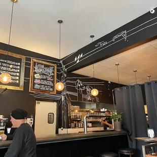 a man sitting at a bar