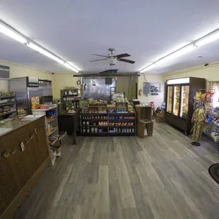 the inside of the restaurant