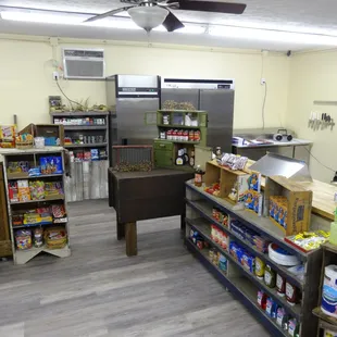 the inside of the restaurant