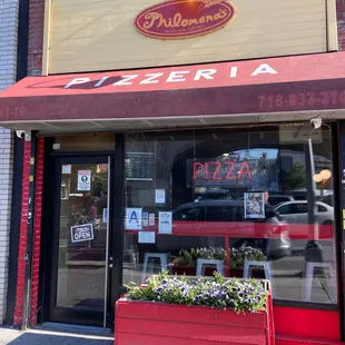 Outside-and never coming back.